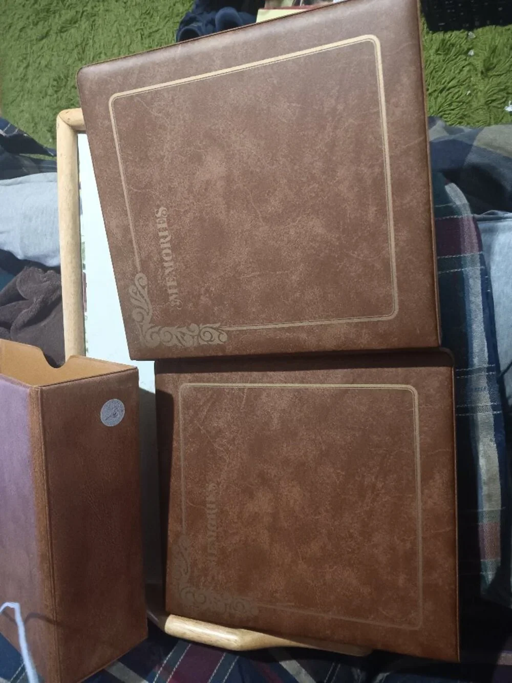 2 Binder Photo Album in Brown Sleeve